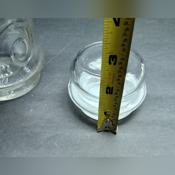 Planters Mr Peanut Glass Apothecary Jar Canister VTG 1982 Wide Pnut Leaf Design - Picture 11 of 12